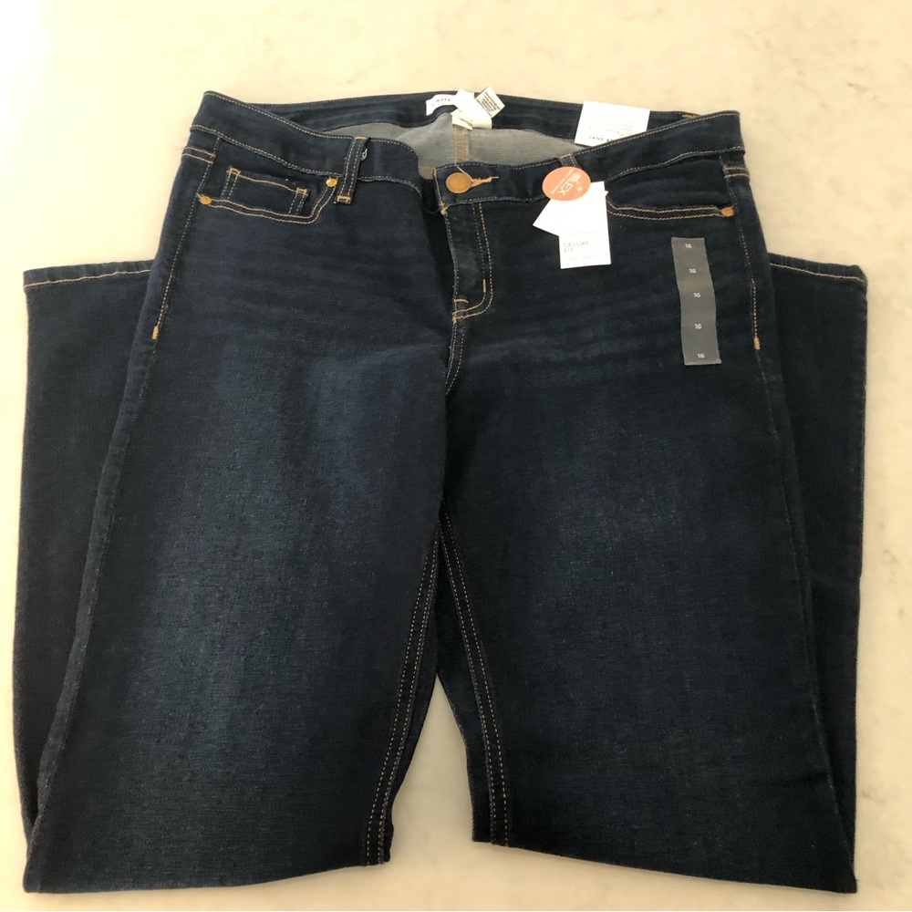 🔥 SALE Lane Bryant Jean Size 16 NWT Flex Magic Waistband Super Stretch